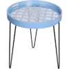 Kayoom Beistelltisch River Hellblau Ø 50 Cm X 40 Cm