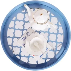 Kayoom Beistelltisch River Hellblau Ø 50 Cm X 40 Cm -Wenko Astra Geschaft 95634 4842 4056216648006 3