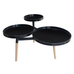 Kayoom Beistelltisch Butler Schwarz71 Cm X 50 Cm X 86,5 Cm -Wenko Astra Geschaft 95641 4842 4056216730886 3