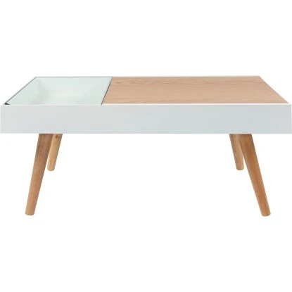 Kayoom Coffee Table Valerie Weiß-Natural 45 Cm X 90 Cm X 40 Cm 2 Kayoom Coffee Table Valerie Weiß-Natural 45 Cm X 90 Cm X 40 Cm – Bild 2