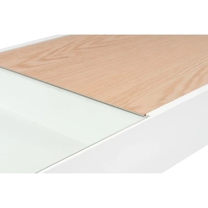 Kayoom Coffee Table Valerie Weiß-Natural 45 Cm X 90 Cm X 40 Cm 4 Kayoom Coffee Table Valerie Weiß-Natural 45 Cm X 90 Cm X 40 Cm – Bild 4