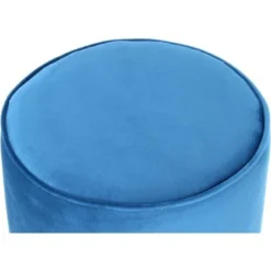 Kayoom Hocker Nena 110 Blau Ø 35 Cm X 43 Cm -Wenko Astra Geschaft 95679 4842 4056216919120 5