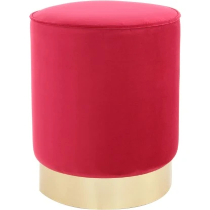 Kayoom Hocker Nena 110 Rot Ø 35 Cm X 43 Cm 1 Kayoom Hocker Nena 110 Rot Ø 35 Cm X 43 Cm