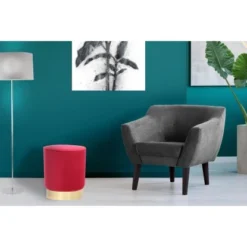 Kayoom Hocker Nena 110 Rot Ø 35 Cm X 43 Cm 11 Kayoom Hocker Nena 110 Rot Ø 35 Cm X 43 Cm -Wenko Astra Geschaft 95683 4842 4056216919168 6