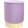 Kayoom Hocker Nena 110 Violett Ø 35 Cm X 43 Cm