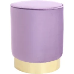 Kayoom Hocker Nena 110 Violett Ø 35 Cm X 43 Cm
