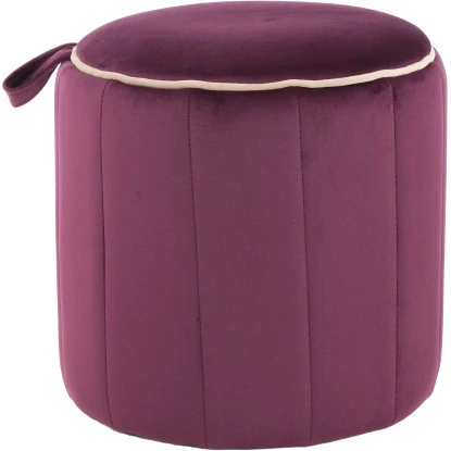 Kayoom Hocker Reese 110 Dunkelviolett Ø 35 Cm X 43 Cm 1 Kayoom Hocker Reese 110 Dunkelviolett Ø 35 Cm X 43 Cm