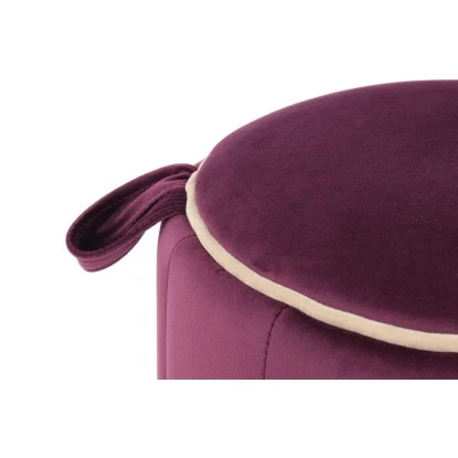 Kayoom Hocker Reese 110 Dunkelviolett Ø 35 Cm X 43 Cm 4 Kayoom Hocker Reese 110 Dunkelviolett Ø 35 Cm X 43 Cm – Bild 4