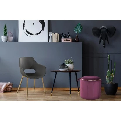 Kayoom Hocker Reese 110 Dunkelviolett Ø 35 Cm X 43 Cm 7 Kayoom Hocker Reese 110 Dunkelviolett Ø 35 Cm X 43 Cm – Bild 7