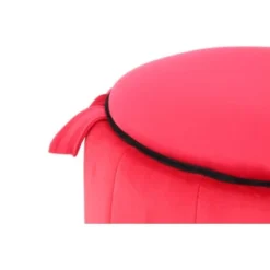 Kayoom Hocker Reese 110 Rot Ø 35 Cm X 43 Cm -Wenko Astra Geschaft 95830 4842 4056216919090 4