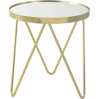 Kayoom Beistelltisch Bonnie Gold Ø 42 Cm X 46 Cm 1 Kayoom Beistelltisch Bonnie Gold Ø 42 Cm X 46 Cm