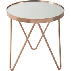 Kayoom Beistelltisch Bonnie Roségold Ø 42 Cm X 46 Cm