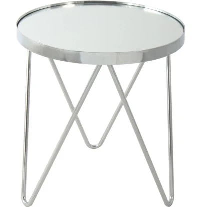 Kayoom Beistelltisch Bonnie Silber Ø 42 Cm X 46 Cm 1 Kayoom Beistelltisch Bonnie Silber Ø 42 Cm X 46 Cm