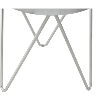 Kayoom Beistelltisch Bonnie Silber Ø 42 Cm X 46 Cm 4 Kayoom Beistelltisch Bonnie Silber Ø 42 Cm X 46 Cm – Bild 4