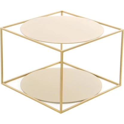 Kayoom Beistelltisch Cody Gold Ø 50 Cm X 36 Cm 1 Kayoom Beistelltisch Cody Gold Ø 50 Cm X 36 Cm