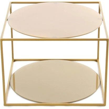 Kayoom Beistelltisch Cody Gold Ø 50 Cm X 36 Cm 2 Kayoom Beistelltisch Cody Gold Ø 50 Cm X 36 Cm – Bild 2