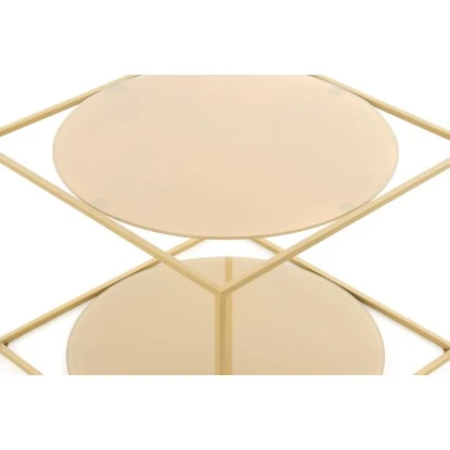 Kayoom Beistelltisch Cody Gold Ø 50 Cm X 36 Cm 5 Kayoom Beistelltisch Cody Gold Ø 50 Cm X 36 Cm – Bild 5