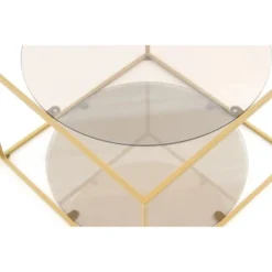 Kayoom Beistelltisch Cody Grau-Gold Ø 50 Cm X 36 Cm 8 Kayoom Beistelltisch Cody Grau-Gold Ø 50 Cm X 36 Cm -Wenko Astra Geschaft 96246 4842 4056216840561 3