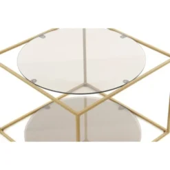 Kayoom Beistelltisch Cody Grau-Gold Ø 50 Cm X 36 Cm 10 Kayoom Beistelltisch Cody Grau-Gold Ø 50 Cm X 36 Cm -Wenko Astra Geschaft 96246 4842 4056216840561 5