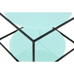 Kayoom Beistelltisch Cody Grün-Schwarz Ø 50 Cm X 36 Cm -Wenko Astra Geschaft 96256 4842 4056216840578 3