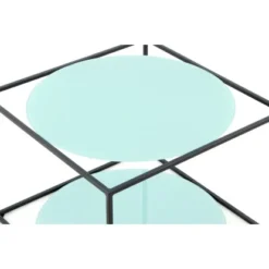 Kayoom Beistelltisch Cody Grün-Schwarz Ø 50 Cm X 36 Cm -Wenko Astra Geschaft 96256 4842 4056216840578 5