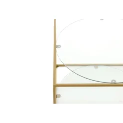 Kayoom Beistelltisch Cody Klar-Gold Ø 50 Cm X 36 Cm -Wenko Astra Geschaft 96260 4842 4056216840547 4