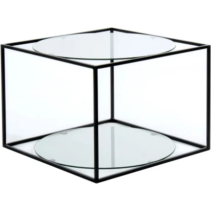 Kayoom Beistelltisch Cody Klar-Schwarz Ø 50 Cm X 36 Cm 1 Kayoom Beistelltisch Cody Klar-Schwarz Ø 50 Cm X 36 Cm