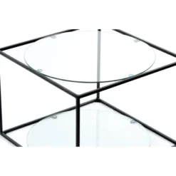 Kayoom Beistelltisch Cody Klar-Schwarz Ø 50 Cm X 36 Cm 10 Kayoom Beistelltisch Cody Klar-Schwarz Ø 50 Cm X 36 Cm -Wenko Astra Geschaft 96262 4842 4056216840530 5