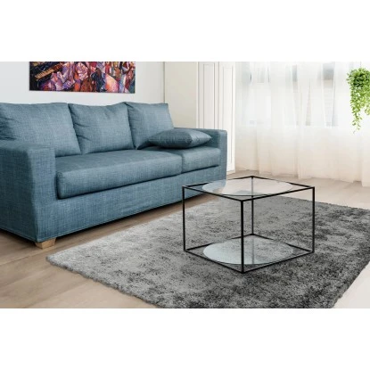 Kayoom Beistelltisch Cody Klar-Schwarz Ø 50 Cm X 36 Cm 6 Kayoom Beistelltisch Cody Klar-Schwarz Ø 50 Cm X 36 Cm – Bild 6