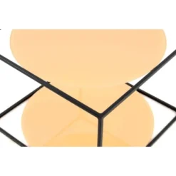 Kayoom Beistelltisch Cody Orange-Schwarz Ø 50 Cm X 36 Cm -Wenko Astra Geschaft 96273 4842 4056216840608 3
