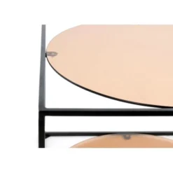 Kayoom Beistelltisch Cody Terra-Schwarz Ø 50 Cm X 36 Cm -Wenko Astra Geschaft 96285 4842 4056216841735 4