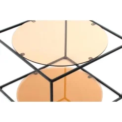 Kayoom Beistelltisch Cody Terra-Schwarz Ø 50 Cm X 36 Cm -Wenko Astra Geschaft 96285 4842 4056216841735 5