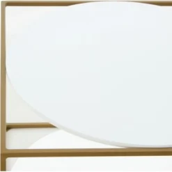 Kayoom Beistelltisch Cody Weiß-Gold Ø 50 Cm X 36 Cm 9 Kayoom Beistelltisch Cody Weiß-Gold Ø 50 Cm X 36 Cm -Wenko Astra Geschaft 96288 4842 4056216840523 4