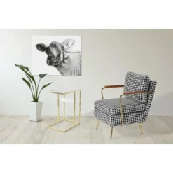 Kayoom Beistelltisch Lucilla Weiß-Gold 48 Cm X 35 Cm X 60 Cm -Wenko Astra Geschaft 96410 4842 4056216840394 7