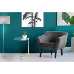 Kayoom Beistelltisch Servant Silber Ø 46 Cm X 62 Cm -Wenko Astra Geschaft 96807 4842 4056216840332 7