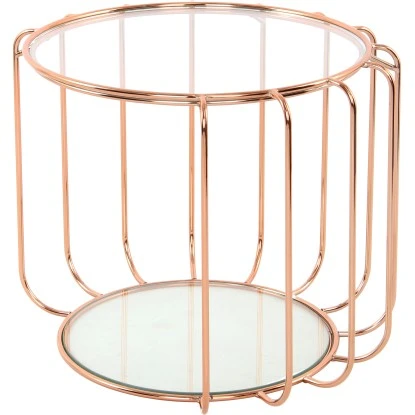 Kayoom Beistelltisch Shirley Rosé Ø 40 Cm X 50 Cm 1 Kayoom Beistelltisch Shirley Rosé Ø 40 Cm X 50 Cm