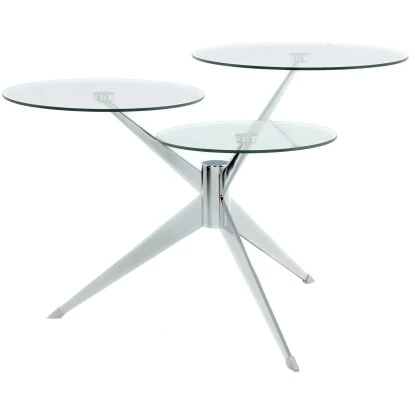 Kayoom Beistelltisch Triplet Silber 75 Cm X 60 Cm X 46 Cm 1 Kayoom Beistelltisch Triplet Silber 75 Cm X 60 Cm X 46 Cm