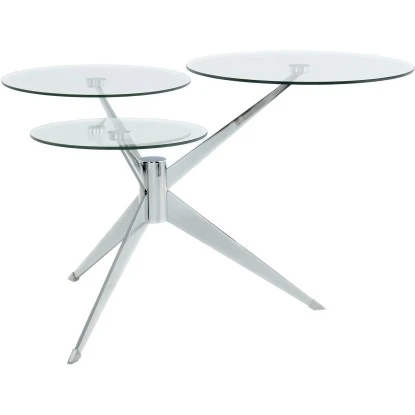 Kayoom Beistelltisch Triplet Silber 75 Cm X 60 Cm X 46 Cm 2 Kayoom Beistelltisch Triplet Silber 75 Cm X 60 Cm X 46 Cm – Bild 2