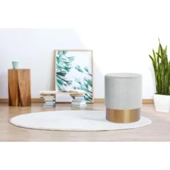 Kayoom Hocker Nano 110 Weiß - Mintgrün Ø 35 Cm X 42 Cm -Wenko Astra Geschaft 97682 4842 4056216809360 3