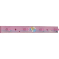 Siro Hakenleiste SM8177 Kunststoff Kinder Fee Rosa Glitzerstein Länge 300 Mm