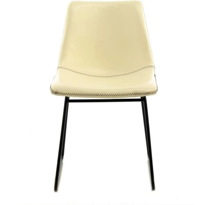 Kayoom Stuhl Caila 110 2er-Set Weiß - Creme 56,5 Cm X 80 Cm X 48,5 Cm 2 Kayoom Stuhl Caila 110 2er-Set Weiß - Creme 56,5 Cm X 80 Cm X 48,5 Cm – Bild 2