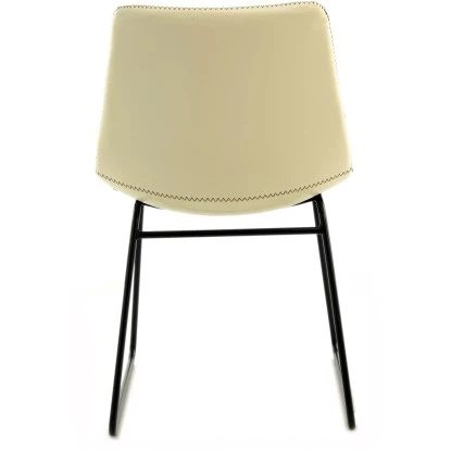 Kayoom Stuhl Caila 110 2er-Set Weiß - Creme 56,5 Cm X 80 Cm X 48,5 Cm 4 Kayoom Stuhl Caila 110 2er-Set Weiß - Creme 56,5 Cm X 80 Cm X 48,5 Cm – Bild 4