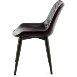 Kayoom Stuhl Cecil 110 2er-Set Dunkelviolett 60 Cm X 81,5 Cm X 53 Cm -Wenko Astra Geschaft 97960 4842 4056216828316 3