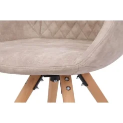 Kayoom Stuhl Chadwick 110 2er-Set Weiß - Creme 59 Cm X 82 Cm X 55 Cm -Wenko Astra Geschaft 98029 4842 4056216810182 5