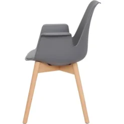 Kayoom Stuhl Chaplin 110 2er-Set Grau 60 Cm X 81,5 Cm X 55 Cm -Wenko Astra Geschaft 98058 4842 4056216810137 3