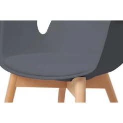 Kayoom Stuhl Chaplin 110 2er-Set Grau 60 Cm X 81,5 Cm X 55 Cm -Wenko Astra Geschaft 98058 4842 4056216810137 5