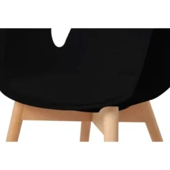 Kayoom Stuhl Chaplin 110 2er-Set Schwarz 60 Cm X 81,5 Cm X 55 Cm -Wenko Astra Geschaft 98059 4842 4056216810144 5