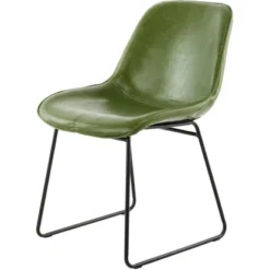 Kayoom Stuhl Cora 110 2er-Set Grün 64,5 Cm X 79 Cm X 49,5 Cm