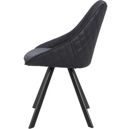 Kayoom Stuhl Cowboy 110 2er-Set Schwarz 50 Cm X 83 Cm X 61 Cm 3 Kayoom Stuhl Cowboy 110 2er-Set Schwarz 50 Cm X 83 Cm X 61 Cm – Bild 3