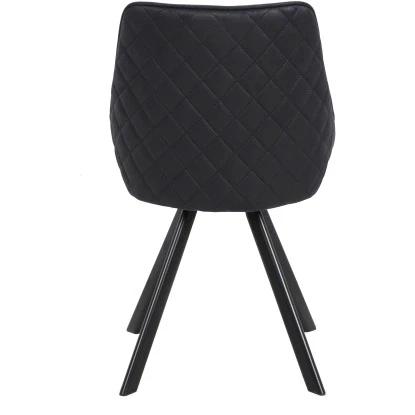 Kayoom Stuhl Cowboy 110 2er-Set Schwarz 50 Cm X 83 Cm X 61 Cm 4 Kayoom Stuhl Cowboy 110 2er-Set Schwarz 50 Cm X 83 Cm X 61 Cm – Bild 4